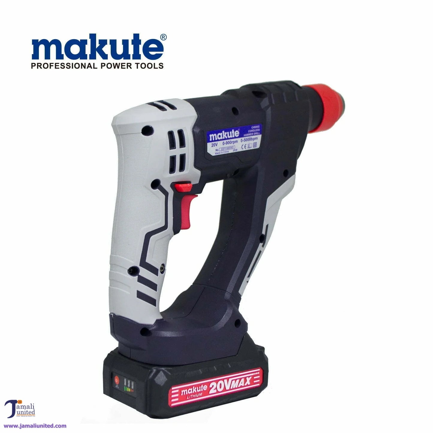 CORDLESS HAMMER DRILL MAKUTE CHD002 2 BATTERY