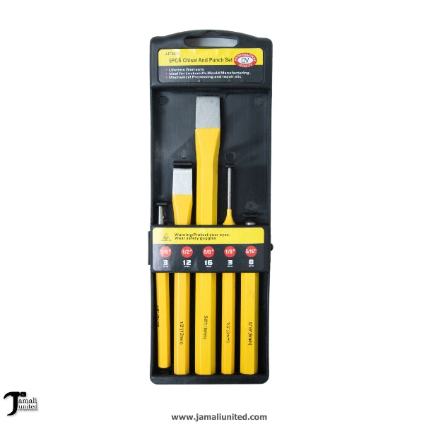 CHISEL COLD & PIN PUNCH 5 PCS 2604