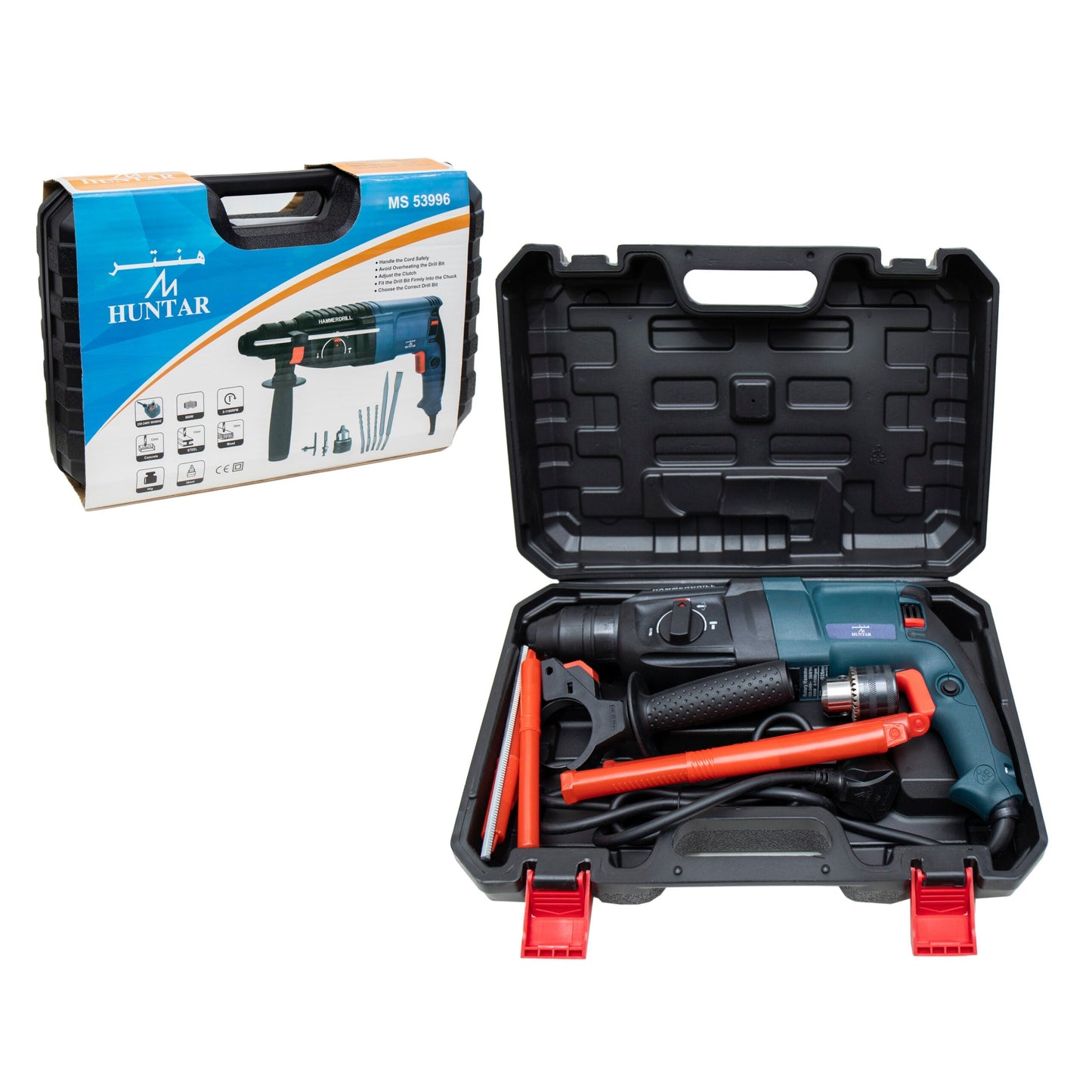 Drill Rotary Hamm er 26mm 800W Huntar MS53996 With Chuk