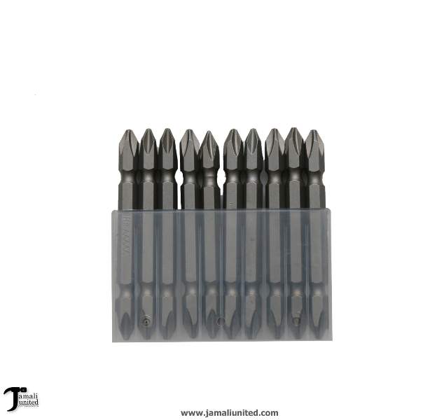 SCREW BIT 65 MM PH2 10 PCS SET +,-