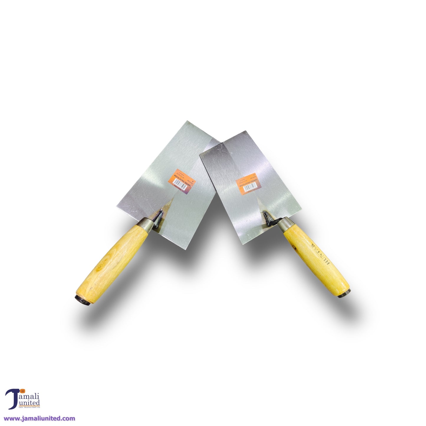 BRICK TROWEL HUNTAR SQUARE WOODEN HANDLE