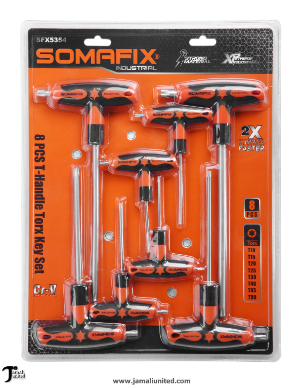 Allen Key Somafix 8 Pcs Torx T Handle SFX5354