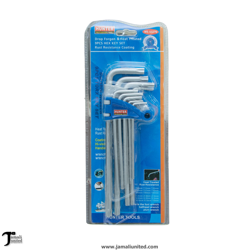 Allen Key Huntar mm Torx 9 Pcs MS53276