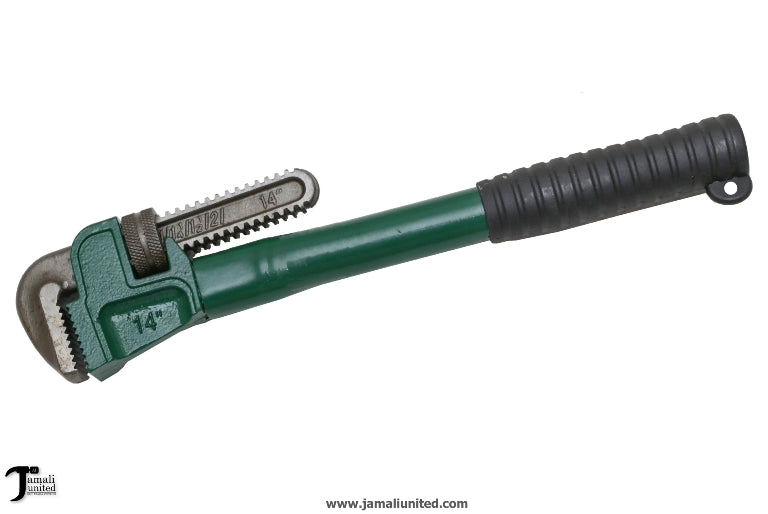 PIPE WRENCH METAL HANDLE 10"