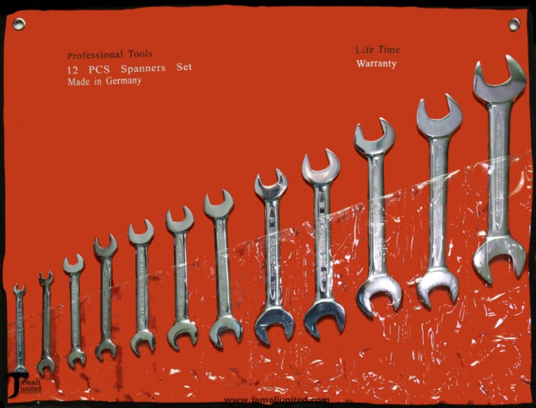 Boss Double Open Spanner Set