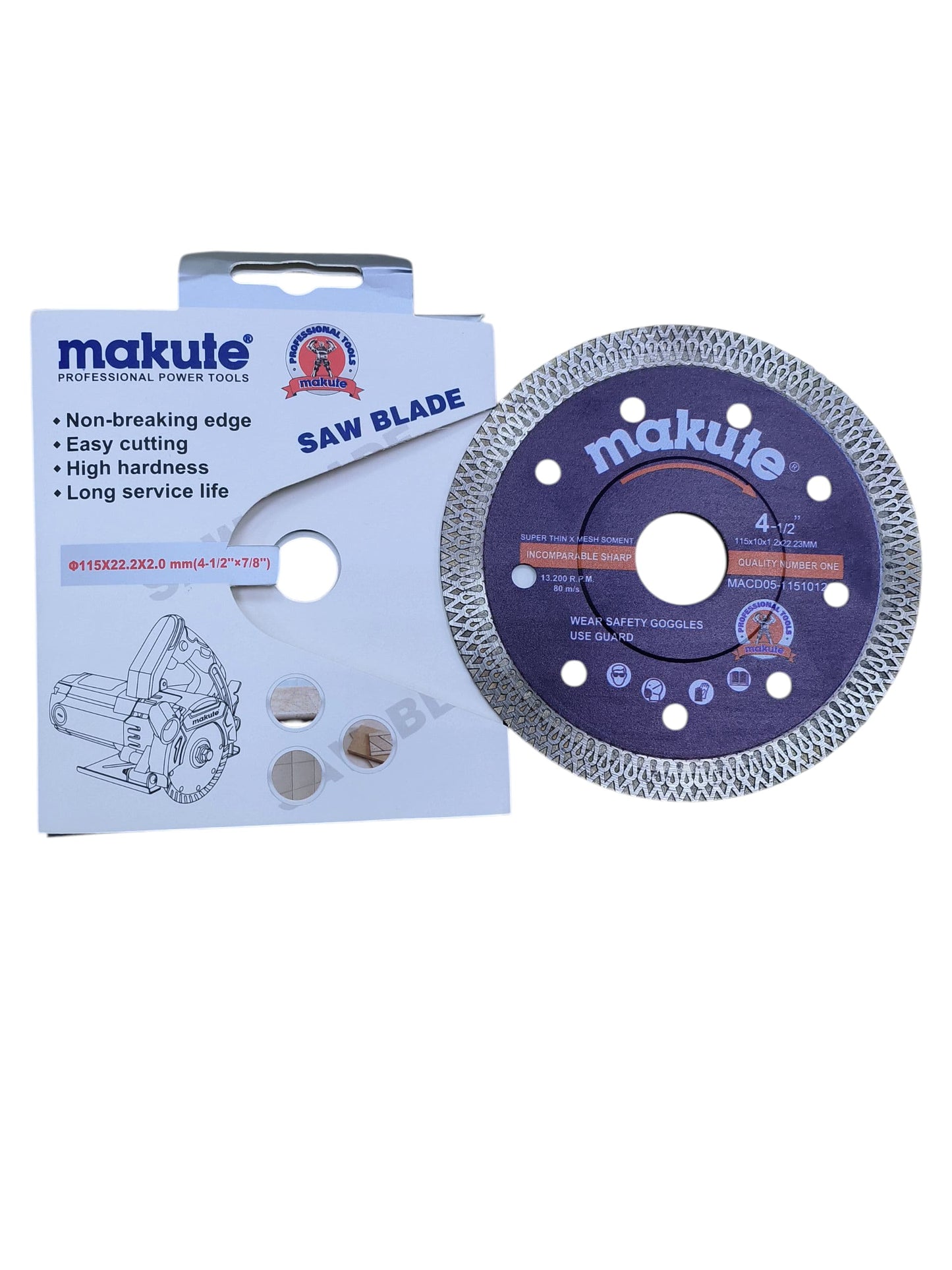 DIAMOND BLADE MAKUTE TURBO 4.5" MACD05-1151012