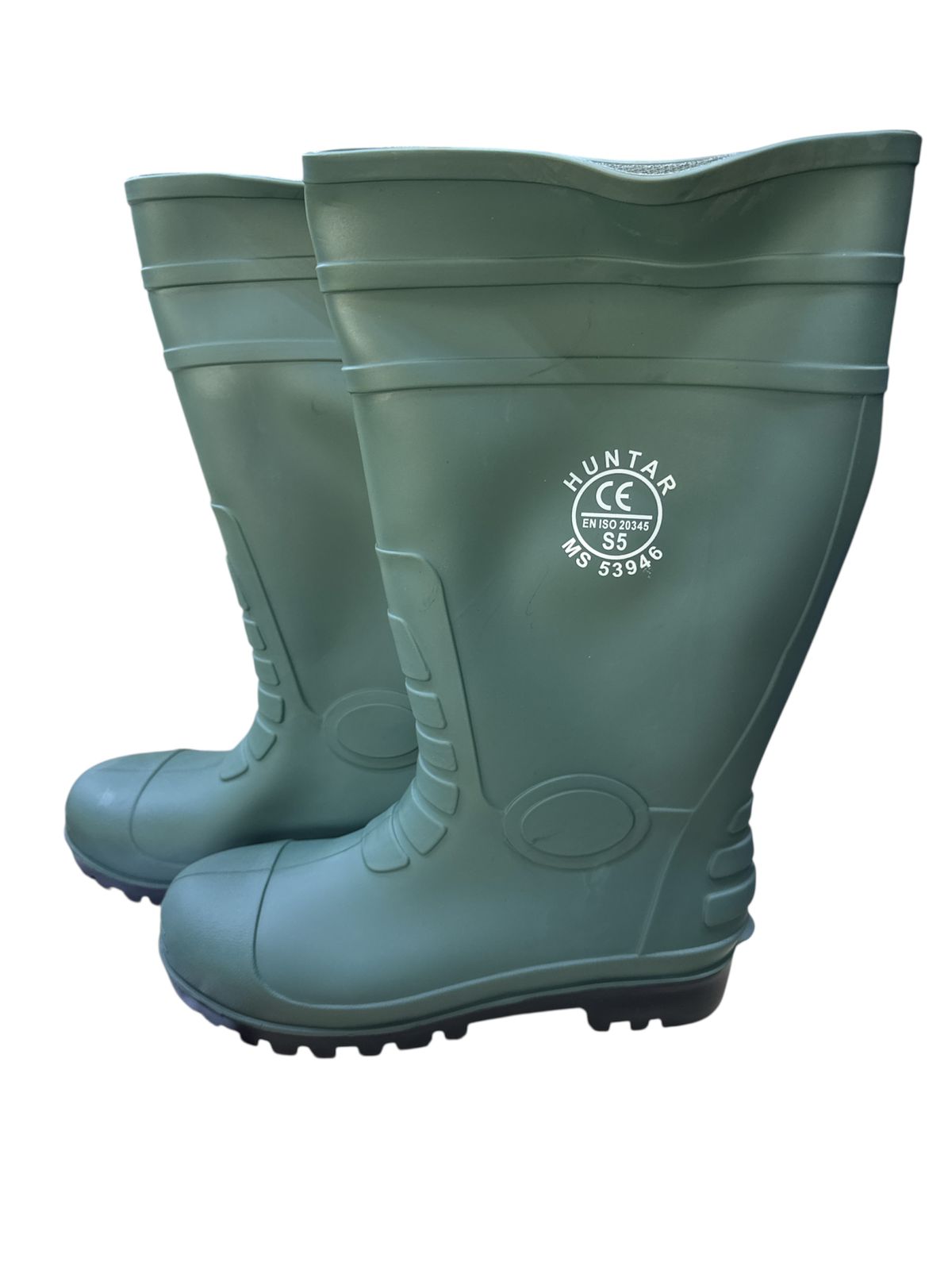 GUM BOOT GREEN STEEL TOE & MIDSOLE