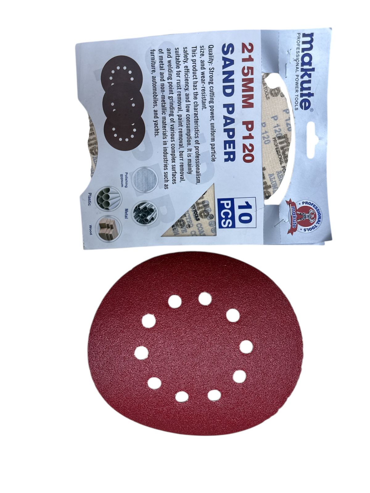 FIBER DISC 215MM FOR WS002 SANDER