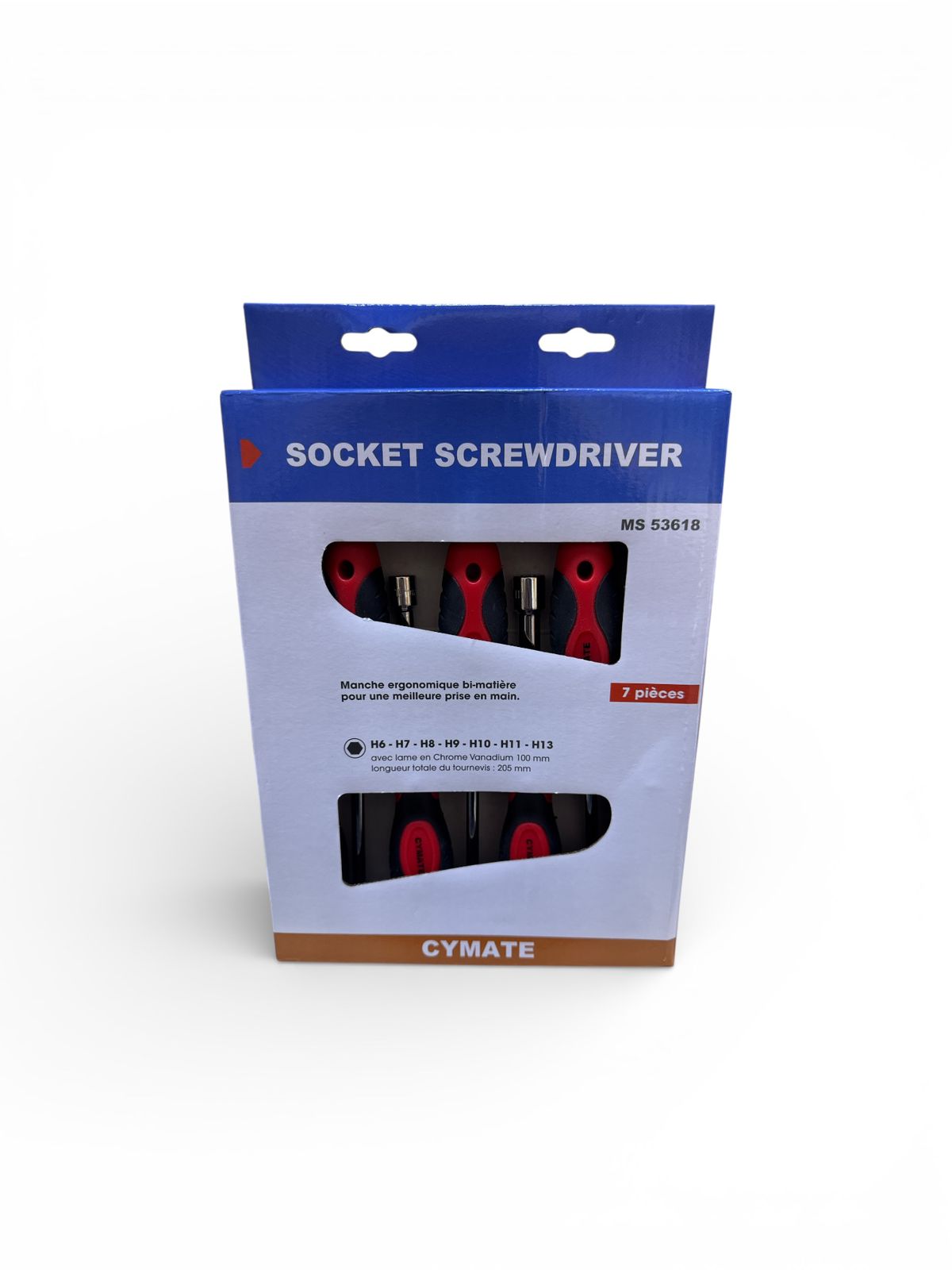 SOCKET WRENCH 7 PCS SET MS 53618 CYMATE