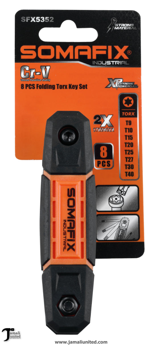 Allen Key Somafix Folding Torx 8 Pcs SFX5352