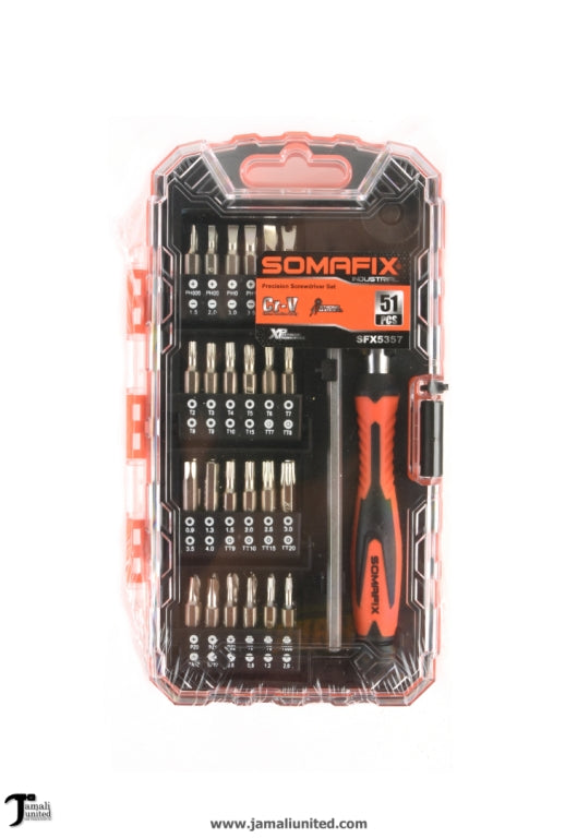 Screw Driver Somafix 51 Pcs Set SFX5357 Precision