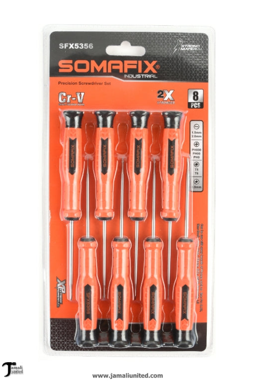 Screw Driver Somafix 8 Pcs Set SFX5356 Precision