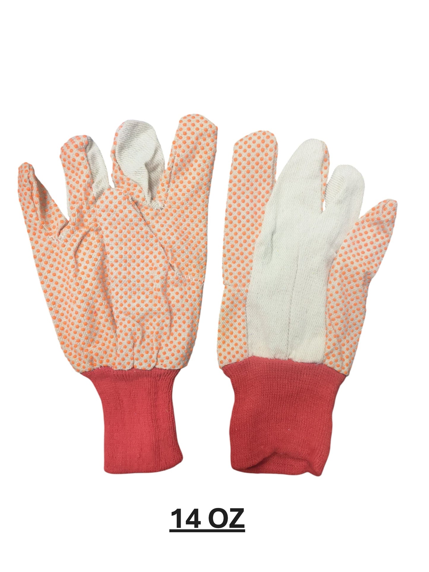 GLOVES DOTTED  RED 14 OZ PAKISTAN