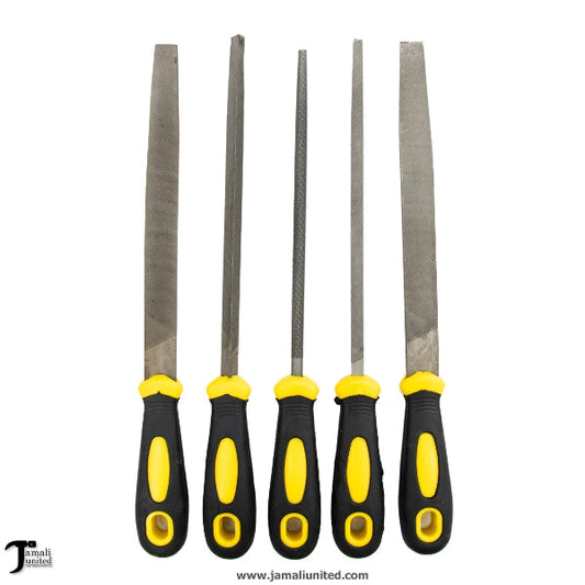 File 5 Pcs Set Steel 8" Huntar