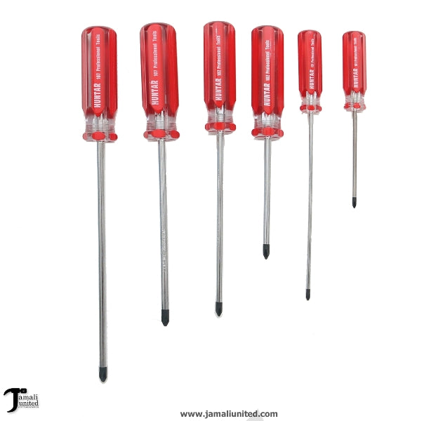 Screw Driver Huntar 6 Pcs Cross Ms 53610