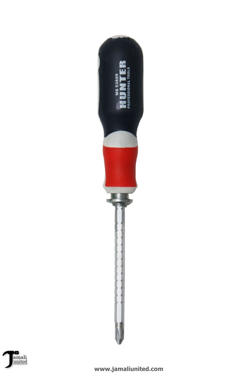 SCREW DRIVER HUNTAR 2 WAY ROUND HANDLE  HEAVY DUTY