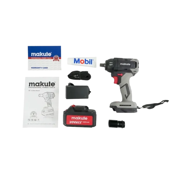 CORDLESS WRENCH MAKUTE CW003-BL 20V 2 BTRY