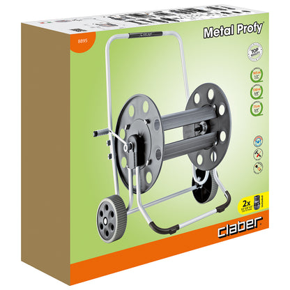 CLABER HOSE REEL CART METAL PROFY 8895 (MADE IN ITALY)