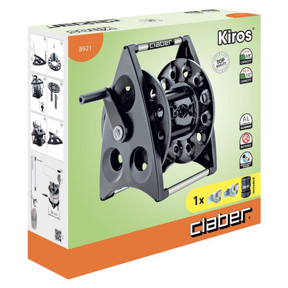 CLABER HOSE REEL COMPACT KIROS 8921 (MADE IN ITALY)
