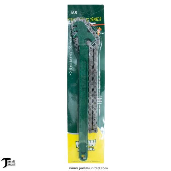 Oil Filter Wrench Chain 16" Green Handle