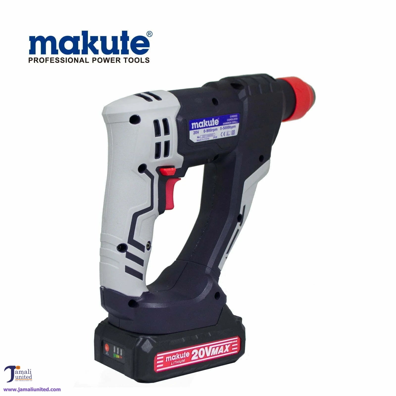 CORDLES HAMMER DRILL MAKUTE CHD002 2 BATTERY