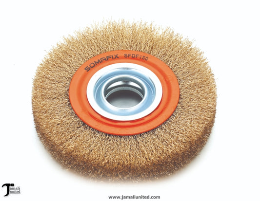 Wheel Brush Somafix Crimped