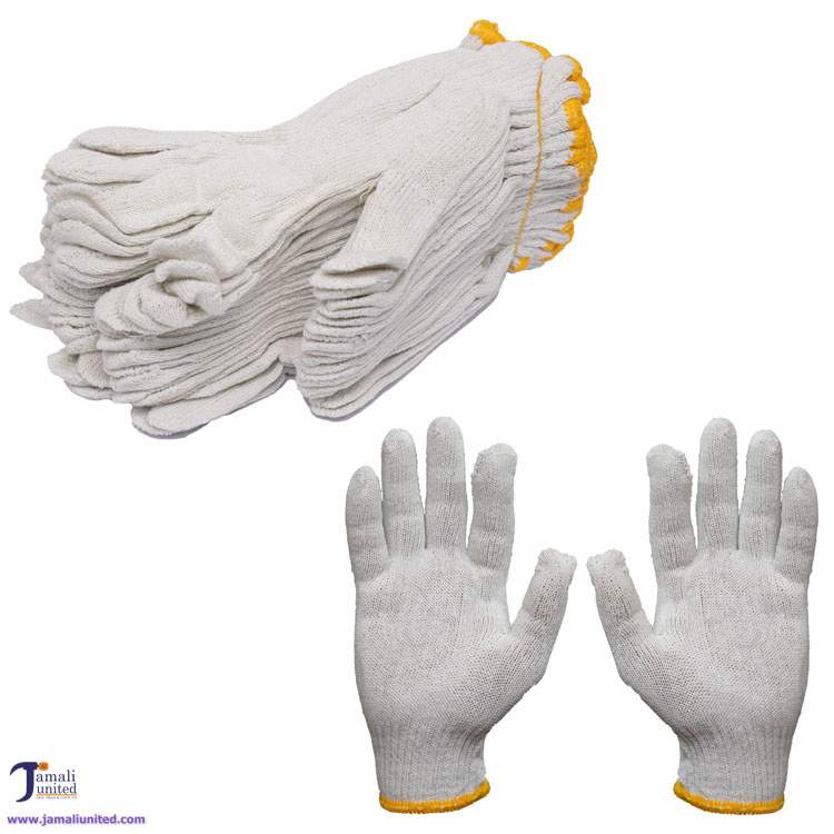 GLOVES COTTON  CYMATE MS53931 YELLOW (400 PAIR / CRTN)