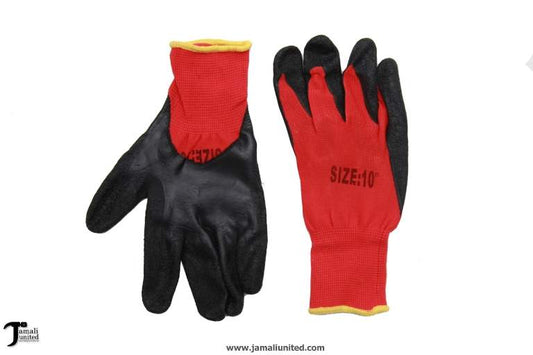 Gloves Palm Nylon MS53902 Red/Black