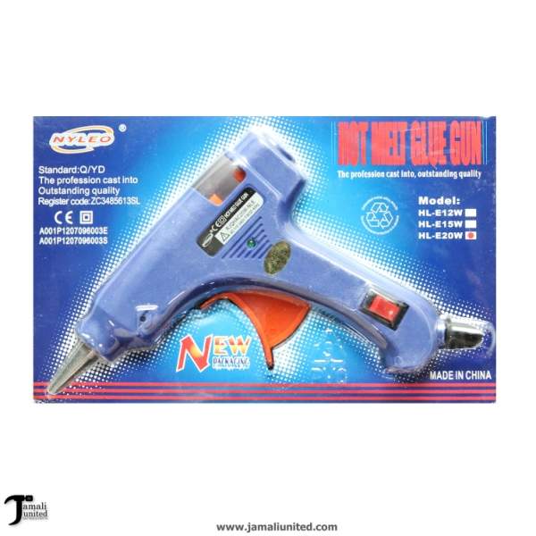 Glue Gun Blue H/D 20 W With Switch