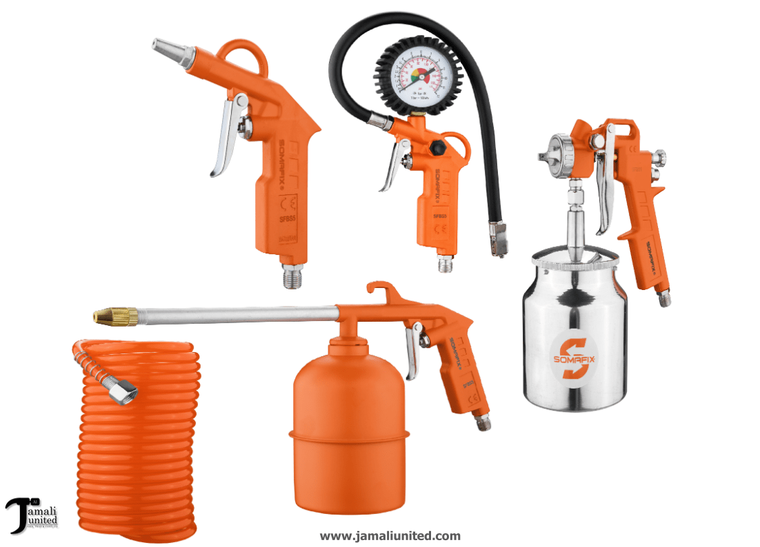 Spray Gun Somafix 5 Pcs Set Sfbs5