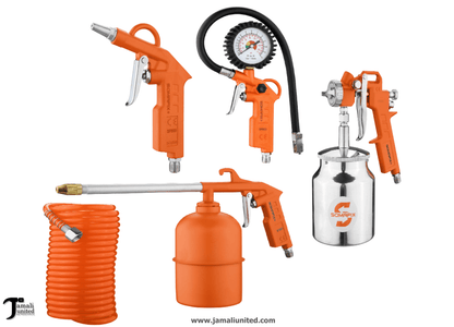 Spray Gun Somafix 5 Pcs Set Sfbs5