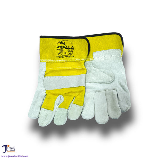 GLOVES WORKING YELLOW IMPALA 10.5" PAKISTAN