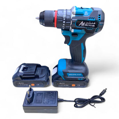 Cordless Drill Ms 531912 Brushless 21v Huntar  2 Battery