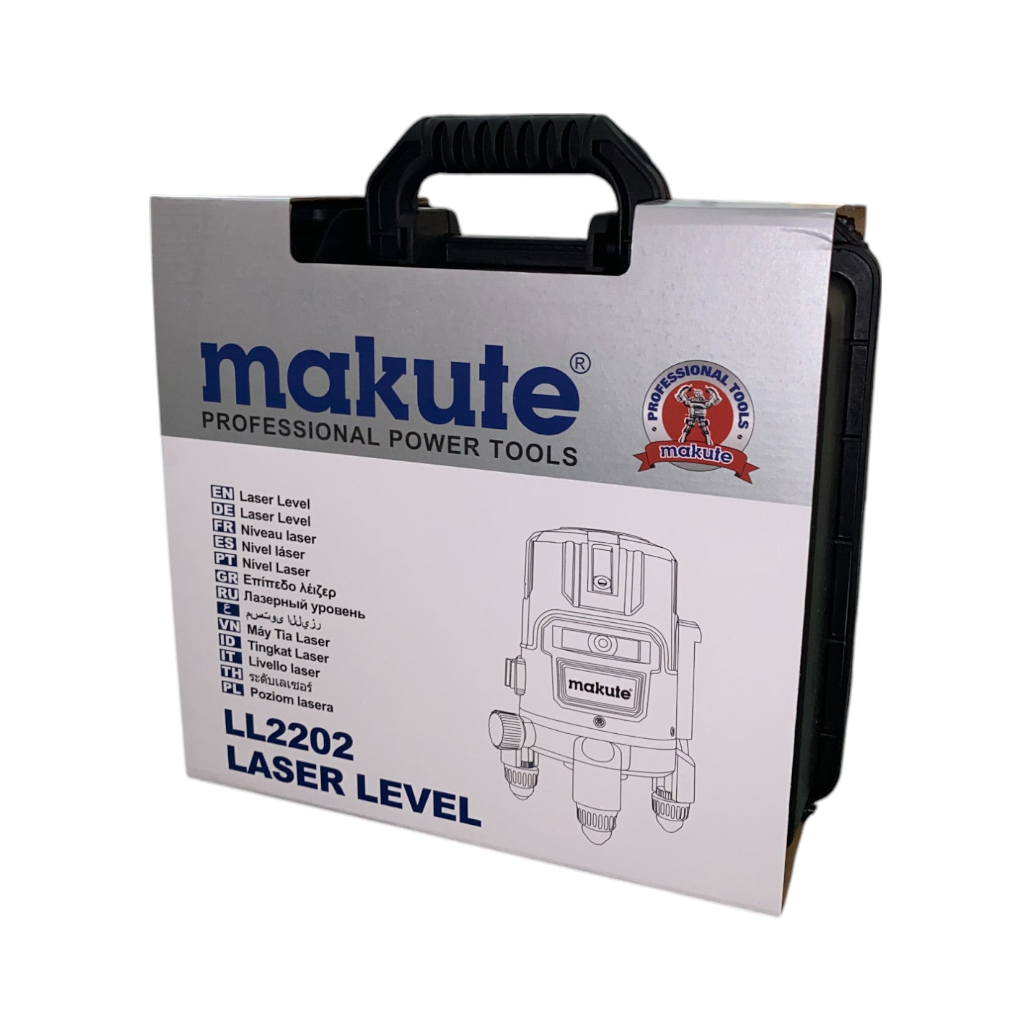 LASER LEVEL METER LL2202 2 LINES BLUE LIGHT MAKUTE