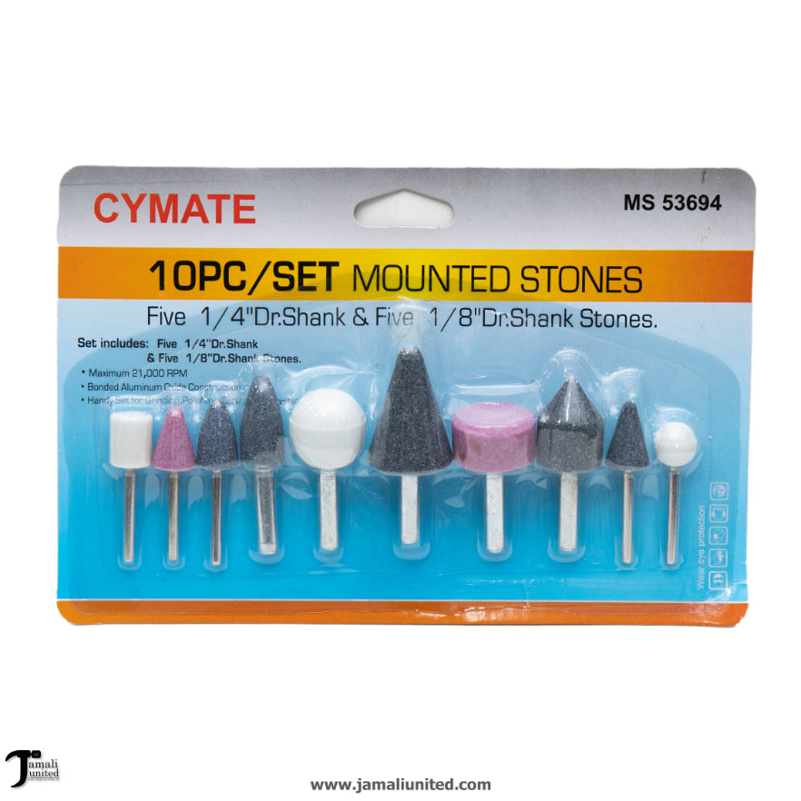 Mounting Stone 10 Pcs Set Cymate MS53694