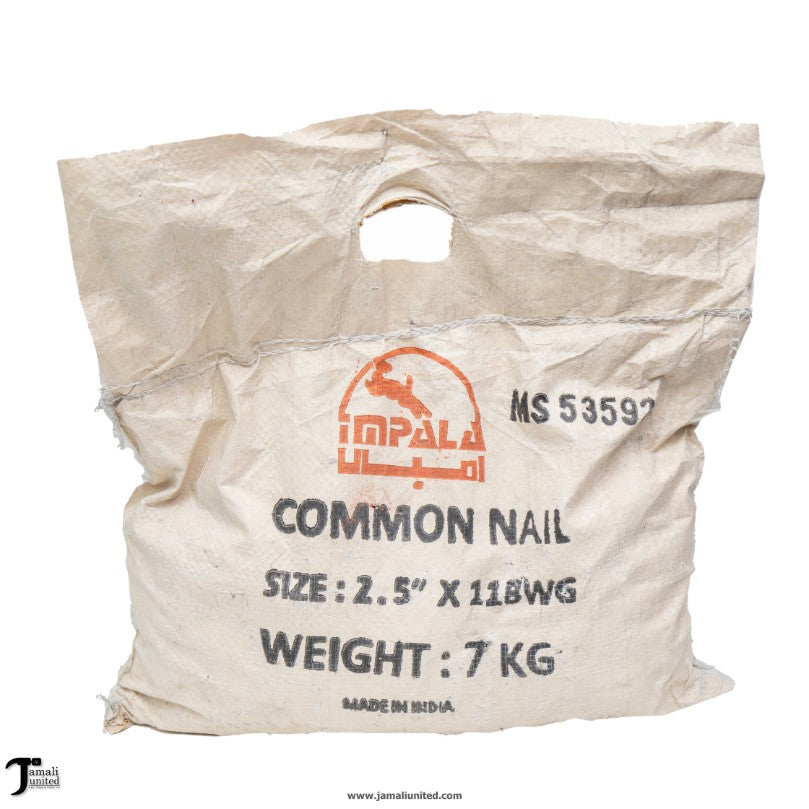 Common Wire Wood Nail 2.5" 7 Kg (India)