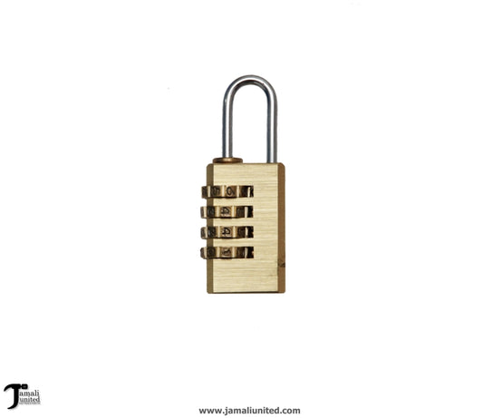 Pad Lock Number Brass Small Artno - 04K