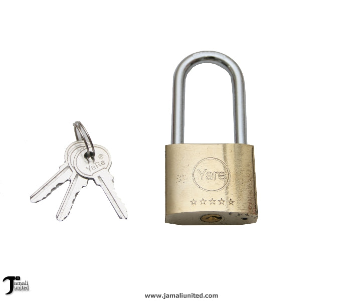 Pad Lock Yare Brass Long