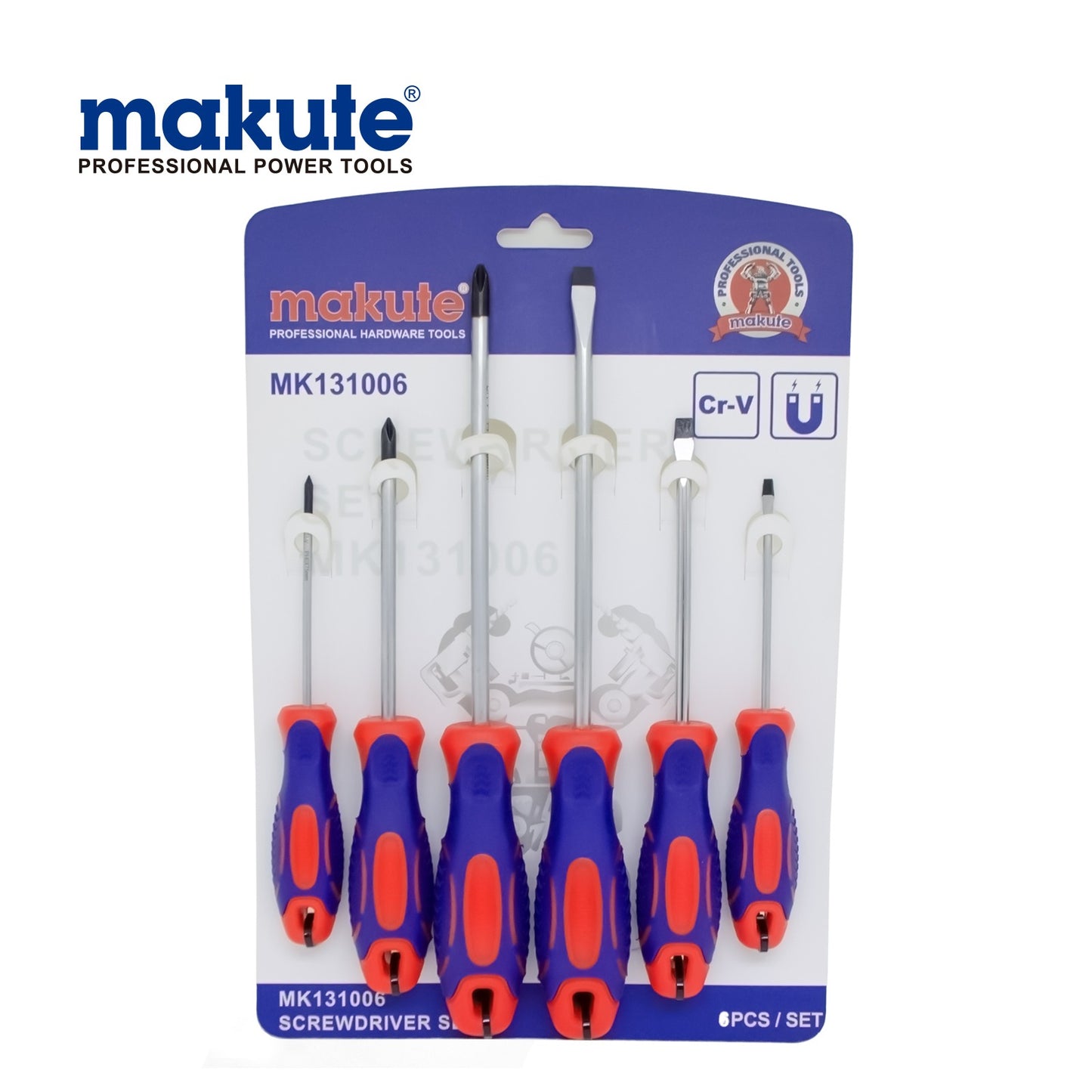 SCREW DRIVER MAKUTE 6 PCS SET MK131006