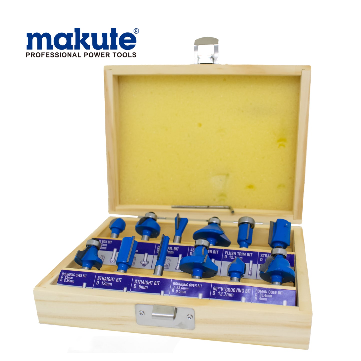 ROUTER BIT SET MKAPRB1221 (12 PCS SET)