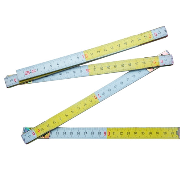 Ruler Folding Wood 1 mtr 5 Folds