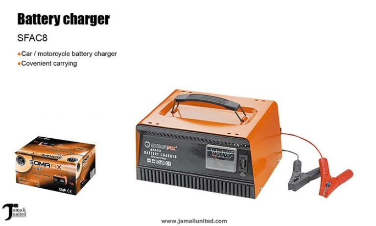 Battery Chargar 8A Somafix 12V SFAC8 84W