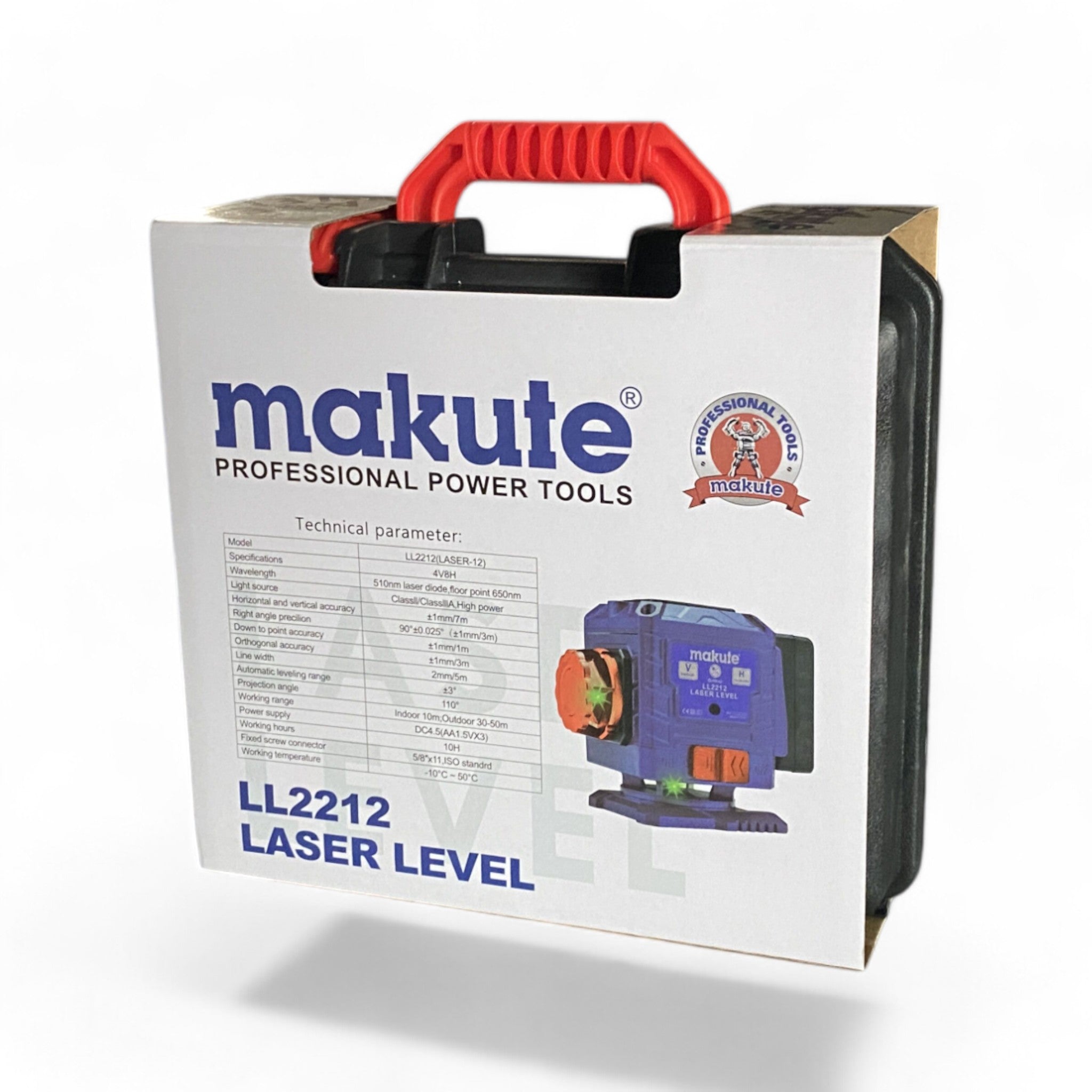 LASER LEVEL METER LL2212 12 LINES BLUE LIGHT MAKUTE