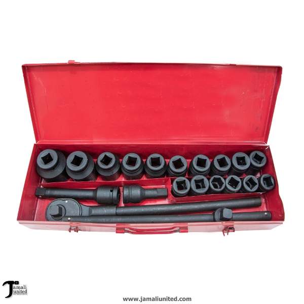 Socket Set 3/4 Dr Huntar Black 21 Pcs