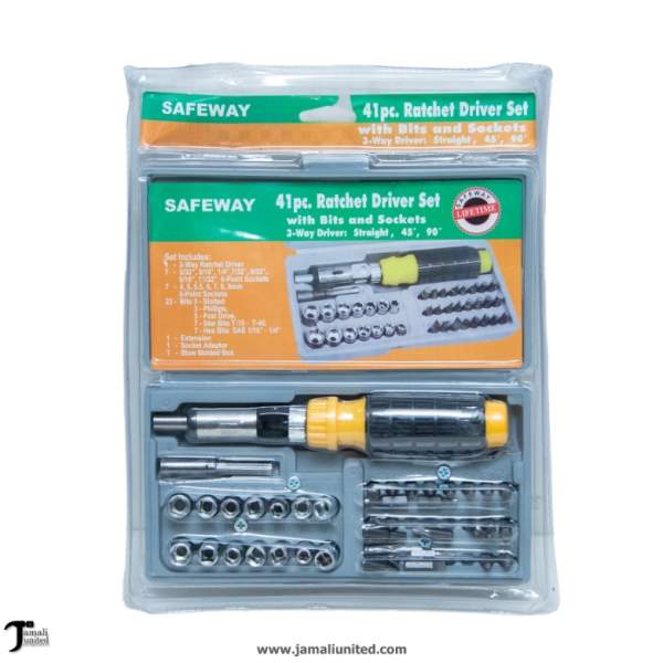 Socket Bit 41 Pcs Set Safeway Blister Card