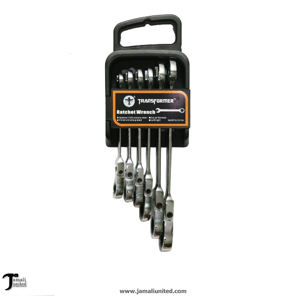 Ratchet Wrench Combination Set 6 Pcs Set Flexible Ms53288 (10-19Mm)