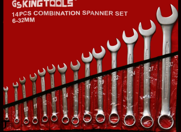 Spanner Set Combination King Tools 14 Pcs