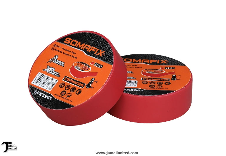 Electric Tape Somafix Red SFX5961