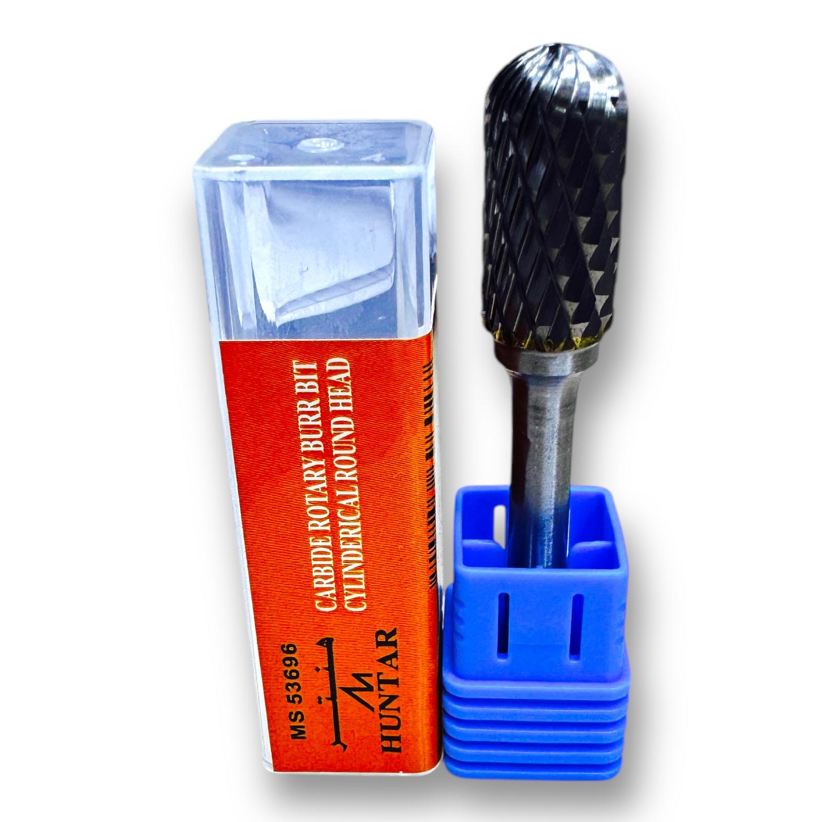Round Buff Bit CARBIDE ROTARY BURR BIT MS 53696 CYLINDERICAL ROUND HUNTAR – Jamali United