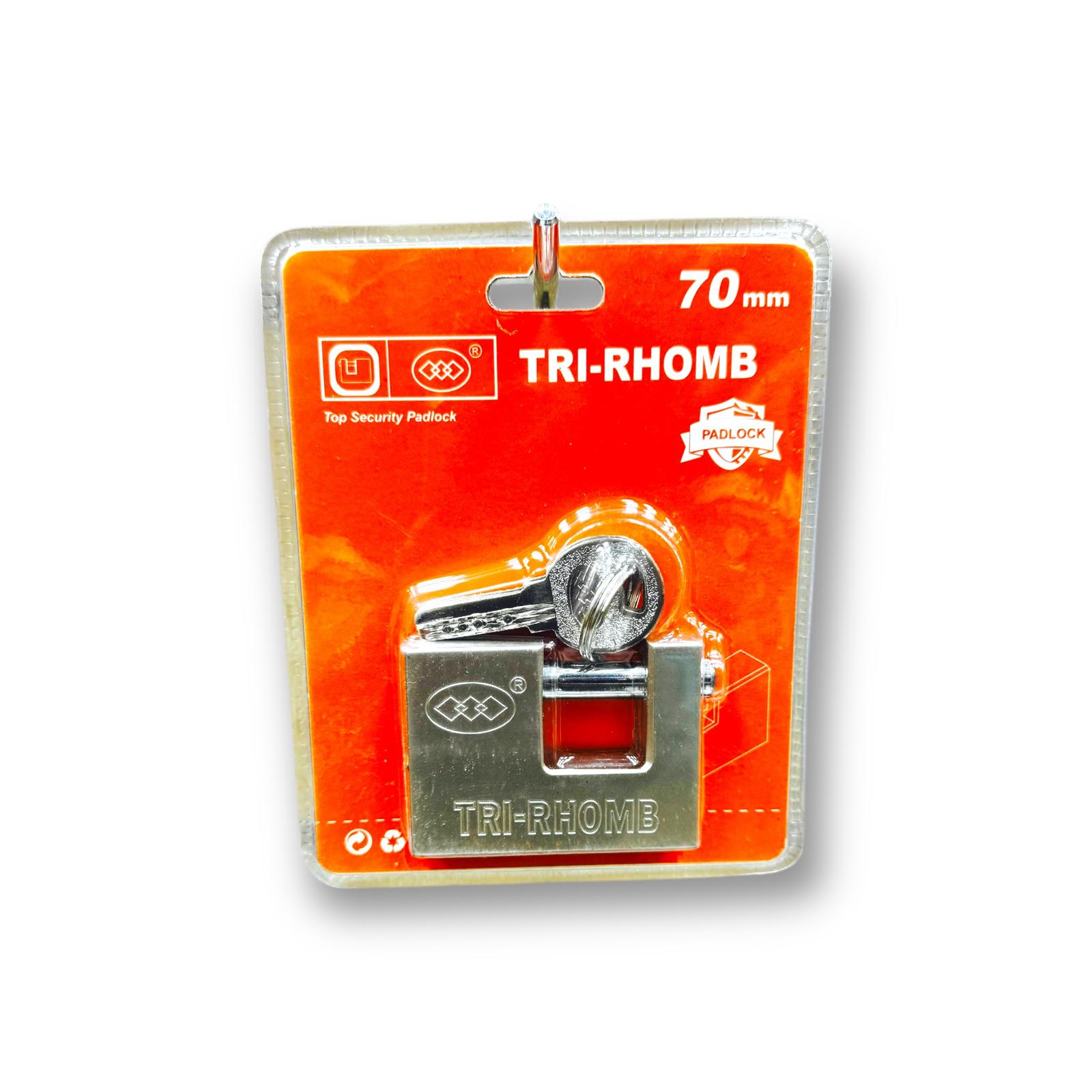 PAD LOCK SQUARE TRI-RHOMB